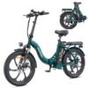 HILLMILES Mileport Kompakt-/Faltrad (Laufradgröße: 20 Zoll, Unisex-Rad, Grün)