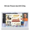 195949591419_5.jpg APPLE iMac (2024), MWUC3D/A, All-in-One PC mit 23.5 Zoll Display, Apple M4 Chip, 16 GB RAM, 8-Core GPU, 256 GB SSD, Silber