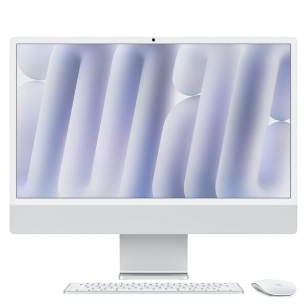 195949594564_1.jpg APPLE iMac (2024), MWUU3D/A, All-in-One PC mit 23.5 Zoll Display, Apple M4 Chip, 16 GB RAM, 10-Core GPU, 256 GB SSD, Silber