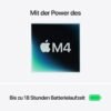 APPLE MacBook Air (2025), MW0W3D/A – 13,6 Zoll – Apple M4 M4 – 16 GB – 256 GB – Apple M4 – macOS