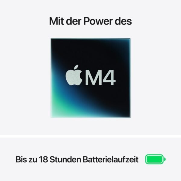 APPLE MacBook Air (2025), MC654D/A – 13,6 Zoll – Apple M4 – 24 GB – 512 GB – macOS