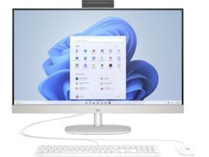 HP 27-CR0007NG R5-7520U 16GB 512GB 27IN FHD NO TOUCH, All-in-One PC mit 27 Zoll Display, AMD Ryzen™ 5 Prozessor, 16 GB RAM, 512 GB SSD SSD, Muschelweiß