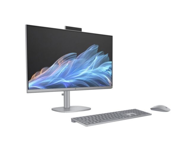HP OmniStudio X 27-cs0770ng, All in One PC mit 27 Zoll Display, Intel® Core™ Ultra 7 Prozessor, 32 GB RAM, 1000 GB SSD, Silber