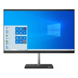 LENOVO V50a-24IMB, ALL IN ONE PC mit 23,8 Zoll Display, Intel® Core™ i5 Prozessor, 8 GB RAM, 256 GB SSD, Schwarz