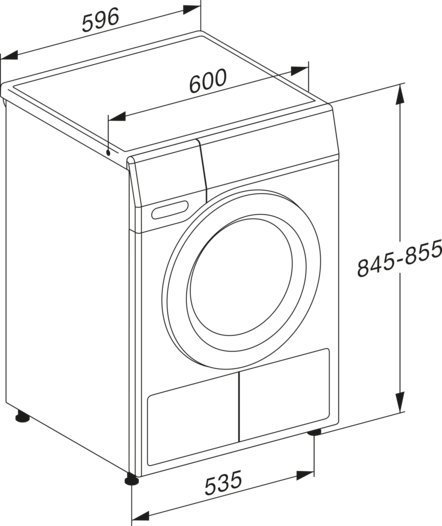 MIELE TEB645WP EcoSpeed&8kg Wärmepumpentrockner T1 Chrome Edition (8 kg, Lotosweiß)
