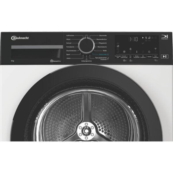 BAUKNECHT BTSV 87A WB Wärmepumpentrockner (8 kg, Weiß)
