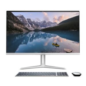 MEDION MD 600019, Desktop PC mit 27 Zoll Display, Intel® Core™ 7 Prozessor, 32 GB RAM, 1 TB SSD, silber