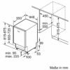 SIEMENS SR63EX25KE iQ300 Geschirrspüler (vollintegrierbar, 448 mm breit, 44 dB (A), B)