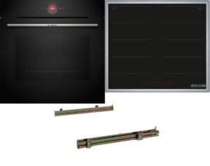 BOSCH HBD80PY53 Serie 8/Serie 6, Einbaubackofenset (Induktionskochfeld, A+, 71 l)