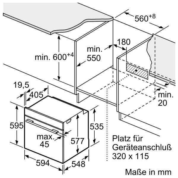 4242005450152_2.jpg BOSCH HBD80PY53 Serie 8/Serie 6, Einbaubackofenset (Induktionskochfeld, A+, 71 l)