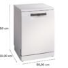 BOSCH SMS4EVW08E Serie 4 Geschirrspüler (Freistehend mit Unterbaumöglichkeit, 600 mm breit, 44 dB (A), B)