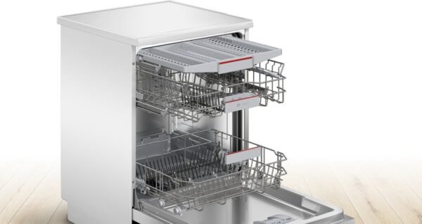 BOSCH SMS4EVW08E Serie 4 Geschirrspüler (Freistehend mit Unterbaumöglichkeit, 600 mm breit, 44 dB (A), B)