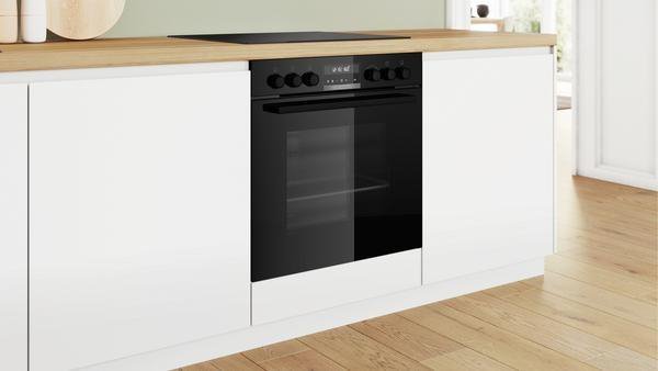 BOSCH HND671LS67 Serie 6/Serie 4, Einbauherdset (Glaskeramikkochfeld, A+, 71 l)