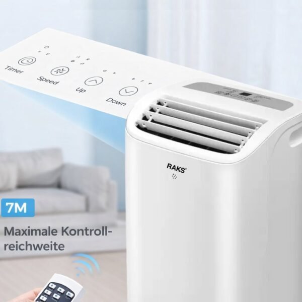 JUNG RAKS PRO AIR 12 12000BTU mobiles Klimagerät Weiß (Max. Raumgröße: 30 m², EEK: A)