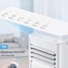 JUNG RAKS PRO AIR 9 9000BTU mobiles Klimagerät Weiß (Max. Raumgröße: 20 m², EEK: A)