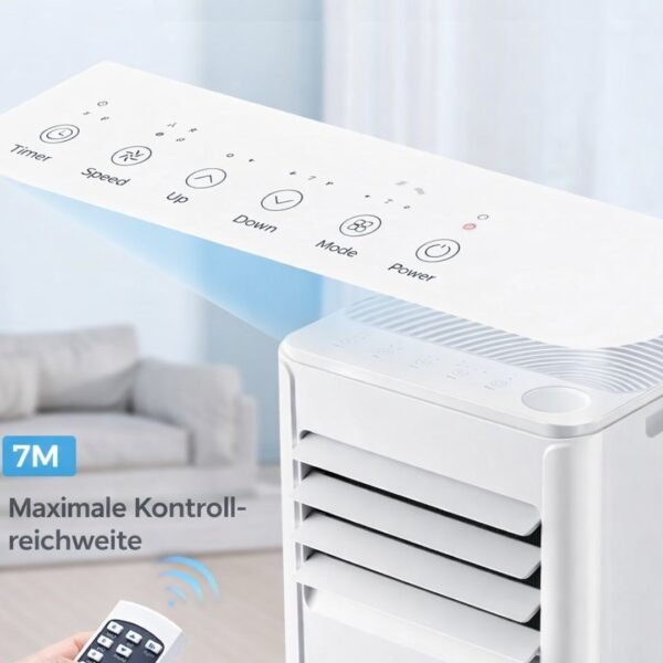 JUNG RAKS PRO AIR 9 9000BTU mobiles Klimagerät Weiß (Max. Raumgröße: 20 m², EEK: A)