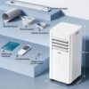 JUNG RAKS PRO AIR 9 9000BTU mobiles Klimagerät Weiß (Max. Raumgröße: 20 m², EEK: A)