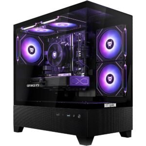 4255942100707_1.jpg BEASTCOM Q5 | Pro Gaming, Gaming PC mit AMD Ryzen™ 7 5700X Prozessor, 32 GB RAM, 1 TB SSD, NVIDIA, NVidia GeForce RTX™ 5060 Ti, Windows 11 Home