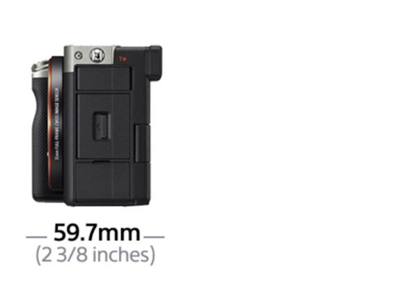 SONY ALPHA 7C KIT+SEL2860 Systemkamera mit Objektiv 28-60 mm, 7,6 cm Display Touchscreen, WLAN