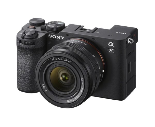 SONY Alpha 7C II Kit (ILCE-7CM2L) Vollformat Kamera mit Objektiv 28 – 60 mm, 7,5 cm Display Touchscreen, WLAN