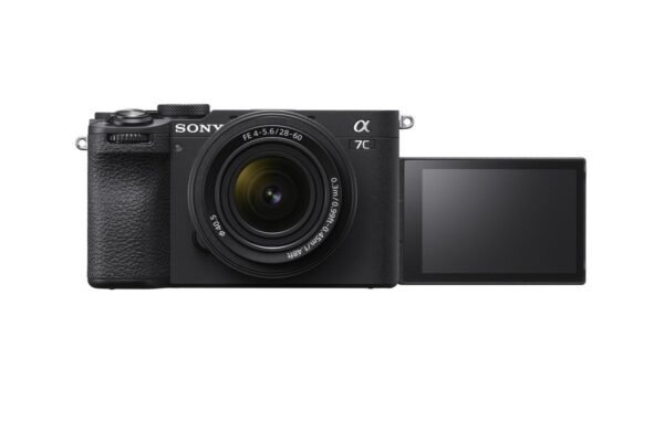SONY Alpha 7C II Kit (ILCE-7CM2L) Vollformat Kamera mit Objektiv 28 – 60 mm, 7,5 cm Display Touchscreen, WLAN