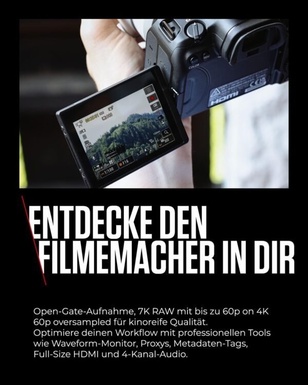 CANON EOS R6 Mark III Body Spiegellose Systemkamera, 7,5 cm Display Touchscreen, WLAN