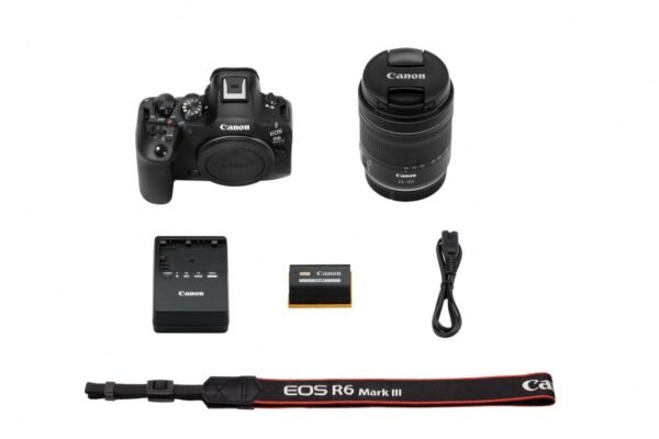 4549292246407_5.jpg CANON EOS R6 Mark III Kit Spiegellose Systemkamera mit Objektiv 24-105 mm, 7,5 cm Display Touchscreen, WLAN