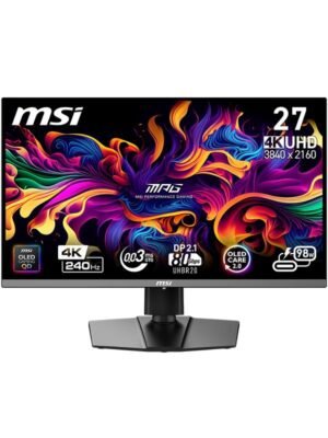 MSI MPG 272URX QD-OLED 27 Zoll  UHD 4K  Gaming Monitor  0,03 ms Reaktionszeit 240 Hz