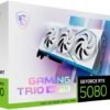 MSI GeForce RTX 5080 16G GAMING TRIO OC WHITE (NVIDIA, Grafikkarte)