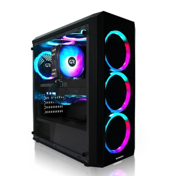 GREED MK2 Plus AMD – 4K, Gaming PC mit AMD Ryzen™ 7 7 5700X Prozessor, 32 GB RAM, 1 TB SSD, AMD Radeon™ RX 9060 XT, Windows 11 Pro
