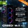 4742024633289_4.jpg GREED MK2 Pro Intel – Gaming PC, Gaming-PC mit Intel® Core™ i7 12700F Prozessor, 16 GB RAM, 1 TB SSD, NVIDIA GeForce RTX™ 5070, Windows 11 Pro