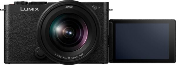 PANASONIC LUMIX S9 JET BLACK+20-60MM/F3.5-5.6 S Systemkamera mit Objektiv 20 – 60 mm, 7,6 cm Display Touchscreen, WLAN