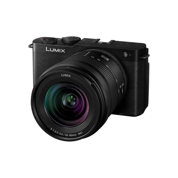 PANASONIC LUMIX S9 JET BLACK+20-60MM/F3.5-5.6 S Systemkamera mit Objektiv 20 – 60 mm, 7,6 cm Display Touchscreen, WLAN