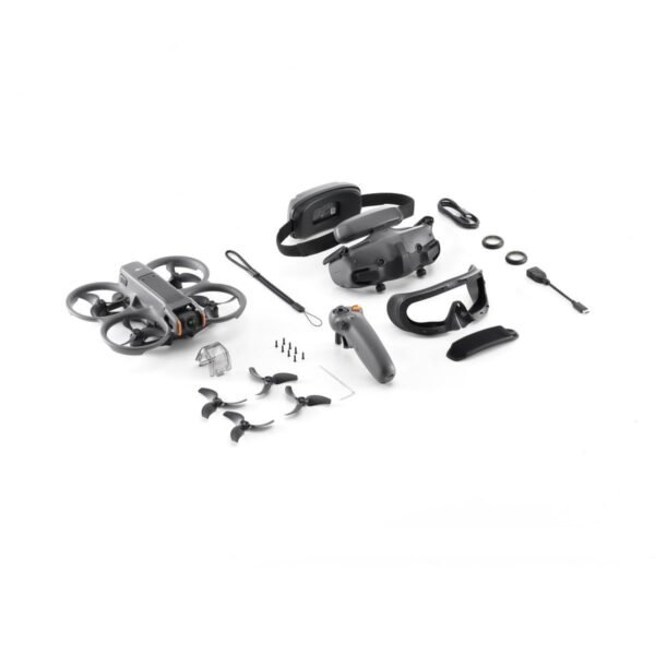 DJI AVATA 2 FLY SMART COMBO (DREI AKKUS) Drohne, Schwarz