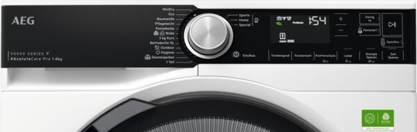 AEG TR9XW80880 Wärmepumpentrockner Serie 9000X mit AbsoluteCare® Pro-Technologie (8,0 kg, Weiß)