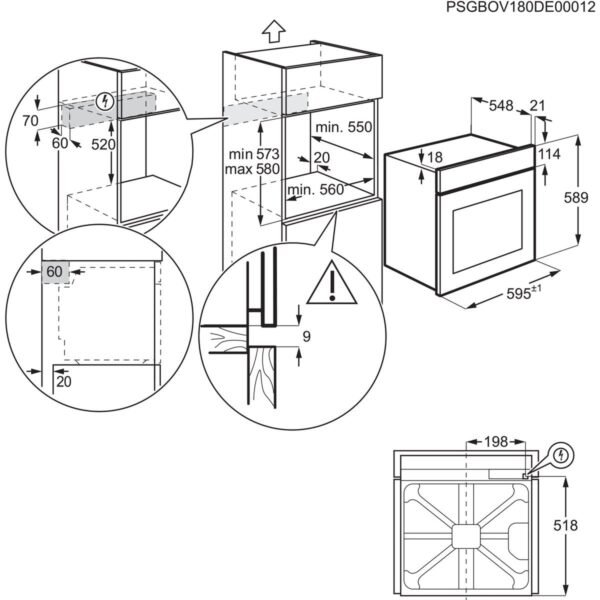 7333394056005_3.jpg AEG TR6PB51ZSB, Einbaubackofen (Einbaugerät, 72 l, 596 mm breit), 6000