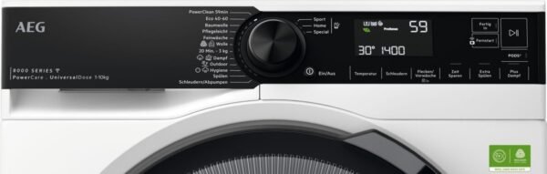 AEG LR8EW75400 8000 Waschmaschine (10,0 kg, 1351 U/Min., A, Ja)