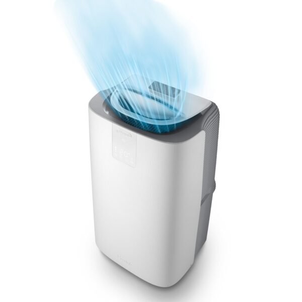DELONGHI AP130I GENTLEJET Inverter – starke & leise Kühlung für große Räume, 3-in1: Kühlung, Entfeuchtung, Ventilation,