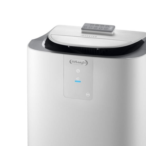 DELONGHI AP130I GENTLEJET Inverter – starke & leise Kühlung für große Räume, 3-in1: Kühlung, Entfeuchtung, Ventilation,