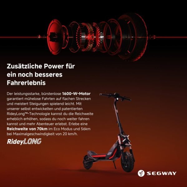 8721008535456_3.jpg SEGWAY ZT3 Pro D E-Scooter (11 Zoll, Schwarz / Rot)
