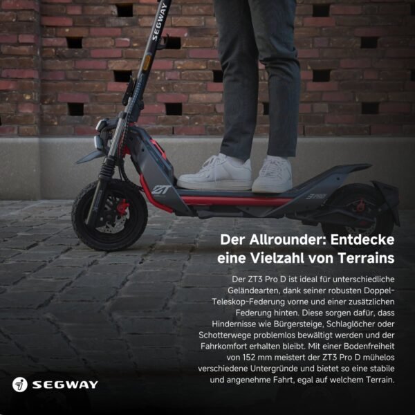 8721008535456_4.jpg SEGWAY ZT3 Pro D E-Scooter (11 Zoll, Schwarz / Rot)