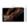 SAMSUNG GALAXY TAB S8 ULTRA WIFI GREY 12GB/256GB, Tablet, 256 GB, 14,6 Zoll, Graphite