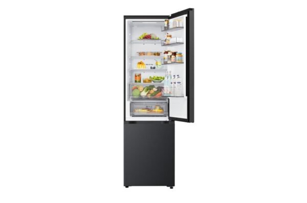 LG GBBSJ2CCEP Serie J Fit&Max Kühlgefrierkombination (C, 375 l, 2030 mm hoch, Metallic Black)
