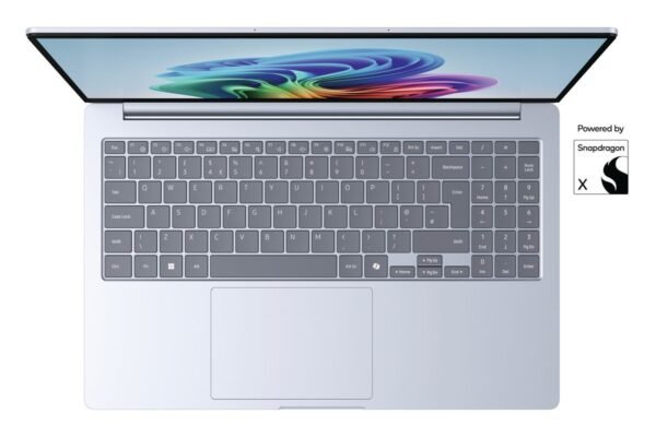 SAMSUNG Galaxy Book4 Edge, Copilot+ PC – 15,6 Zoll – Qualcomm Snapdragon X X1 26 100 – 16 GB – 256 GB – Qualcomm Adreno™ Onboard Graphics – Windows 11 Home
