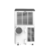 BLAUPUNKT ACP616 – 16.000 BTU, Mobile Klimaanlage Weiß (Max. Raumgröße: 55 m², EEK: A)